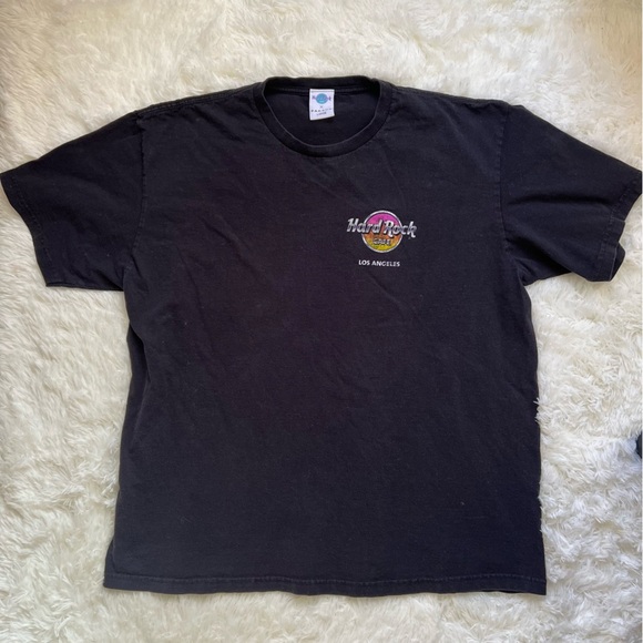 Hard Rock x Pacsun Black Logo Tee - Picture 2 of 5